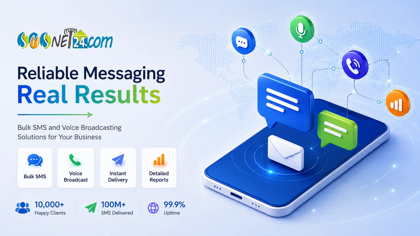 Bulk SMS & voice broadcasting platform