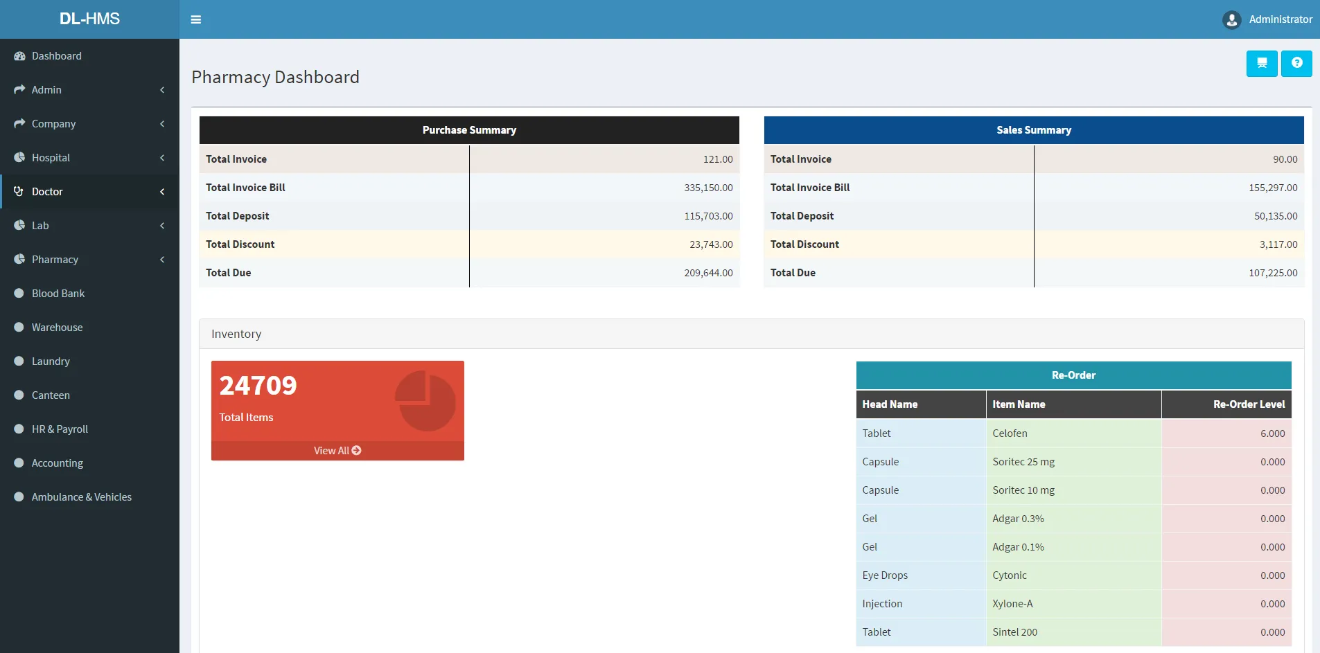 Hospital Management System (ERP)
